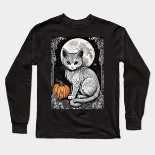 Halloween Kitty Long Sleeve T-Shirt
